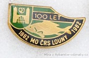 Rybářský odznak MO ČRS Louny 100let 1882